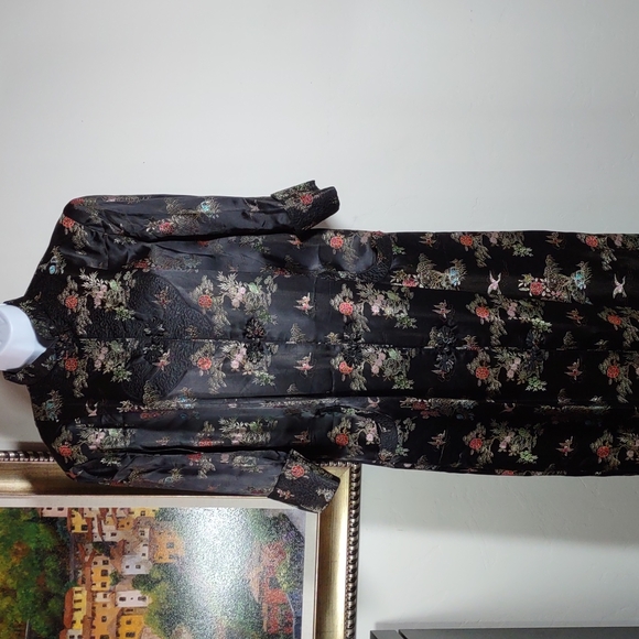 Gorgeous Oriental Brocade Long Dress/Coat/Robe - Picture 1 of 11